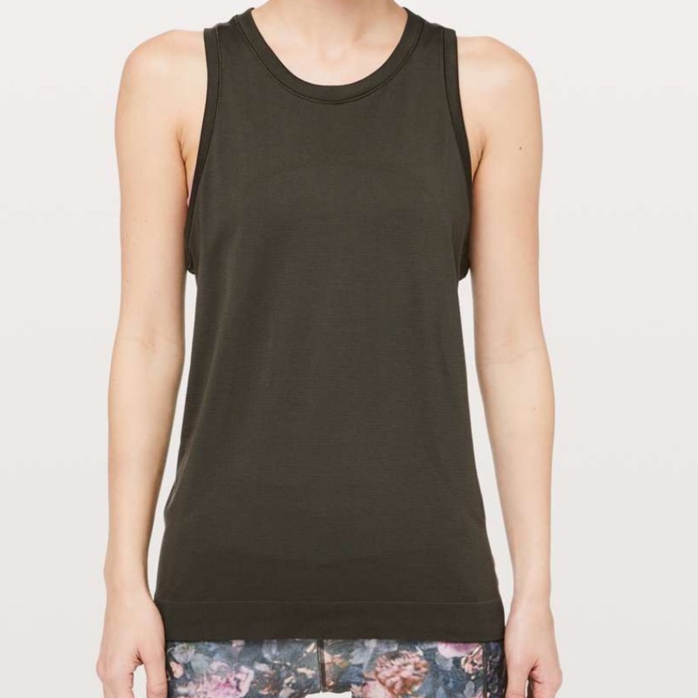 NWT lululemon Swiftly Breeze Tank - 4 - Dark Olive